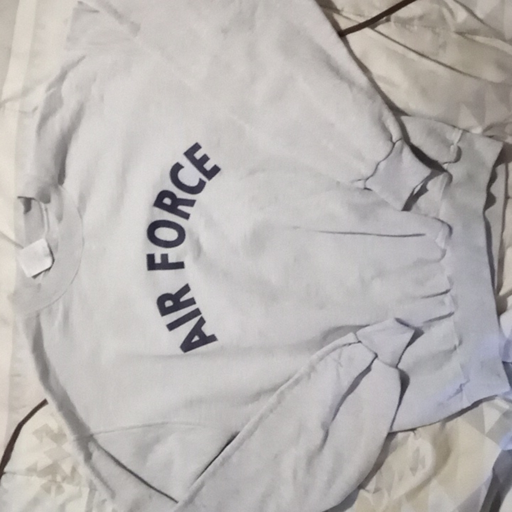 Grey Air Force sweatshirt